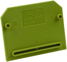 (CONSULTAR) TAPA FINAL P/ BORNE SAK   2,5mm2.  VERDE         C902656.6100