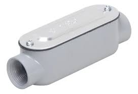 CONDULET AC 1"        GAS C/TAPA Y JUNTA 2 VIAS 180°