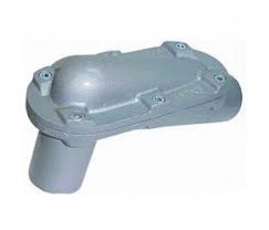 CODO DE ACOM APE C/TAPA ALUM 1/2" NPT