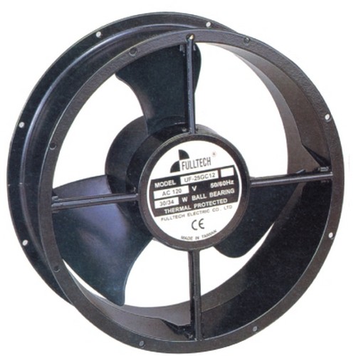 VENT 10" 254X254X89 220VCA C/RULEMAN MET.