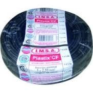 CABLE CU/PVC FLEX 1X  1MM2 PLASTIX CF NEGRO X MT