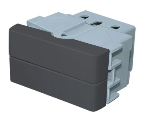 1/2 MOD 2 INT ES 1PES 10A 220V GRIS