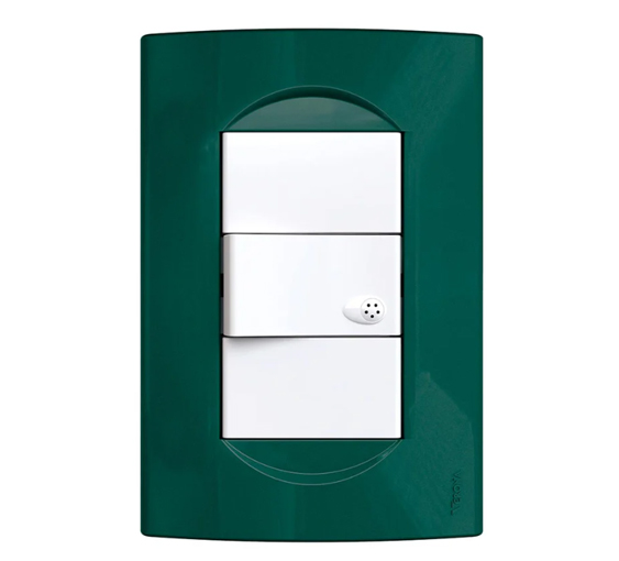 TAPA STD 10X5 NUEVA B. O. 3 BOCAS VERDE URANO