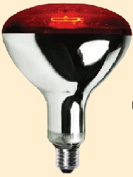 LAMP INFRARUBIN IR 150W R125 220V-240V E27 INDUSTRIAL