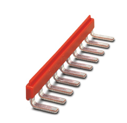 PEINE PUENTEADOR P/PISO INTERMEDIO E INF. 10P  ROJO