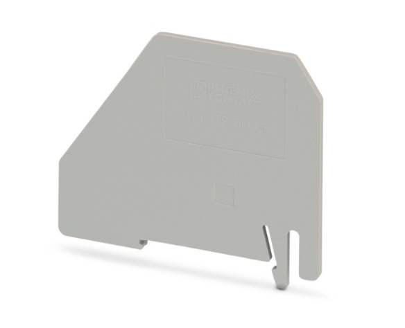 PLACA SEPARADORA BORNES ANCH 2 MM GRIS