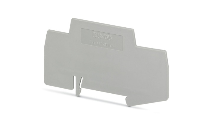 PLACA SEPARADORA BORNES ANCH 2 MM GRIS