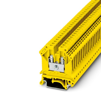 (DISCONT) BORNE UNIV C/CONEX.TORN. 0.2-2.5 MM2 AWG: 28-12 ANCH: 5.2 MM AMARILLO