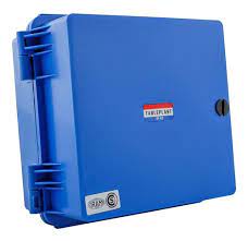 GAB POLIPROP AZUL 242 X 232 X 140MM C/CHASIS IP65 IK10