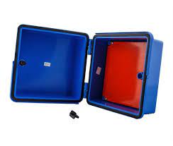 GAB POLIPROP AZUL 300 X 366 X 200MM C/CHASIS IP65 IK10