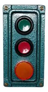 XK-2-2-L BOTONERA CAJA ALUM. + 1 O 2 LUCES 2 BOTONES + 2 LUZ