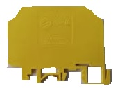 SEPARADOR 64x52mm P/BORNE BPN- 2.5/4/6/10 ESPESOR 1mm COLOR AMARILLO   (EX ATS-2,5/10-BPN)