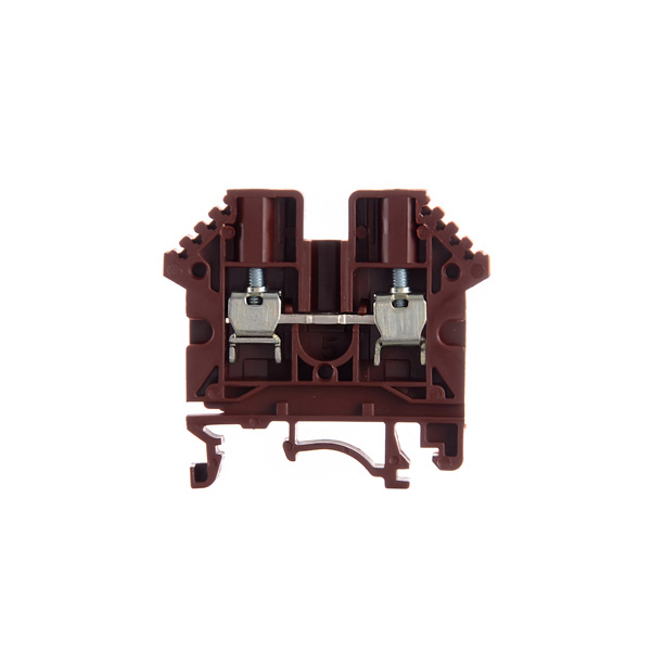 BORNE MARRON P/CABLE FLEX RIGIDO  4  6MM2  32A/800VAC