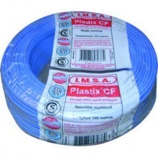 CABLE CU/PVC FLEX 1X  1.5MM2 PLASTIX CF CELESTE X MT