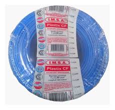 CABLE CU/PVC FLEX 1X  2.5MM2 PLASTIX CF CELESTE X MT