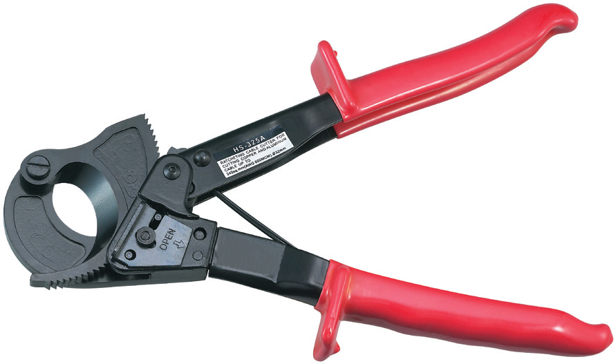 PINZA CORTA CABLE 150mm2 D:32mm C/CREMALLERA HS-325A