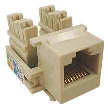 MOD JACKS RJ45 BLANCO  CAT 5E