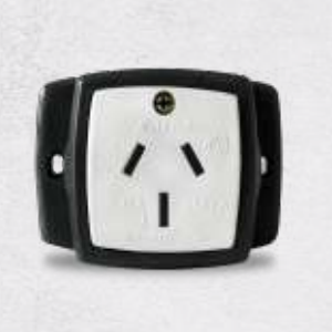 BASE MODULAR C/TOMA 2X 10A +T PERN CH NEGRO