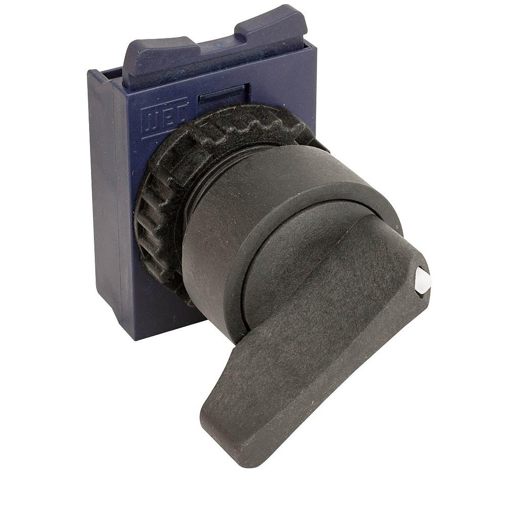 CSW-CA3R45 NEGRO SELECTORA 3 POS C/RETORNO IP66 P/LARGA