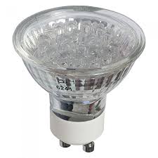 (CONSULTAR) LAMP DICRO LED 220V 1.8W ROJO GU10   20 LEDS