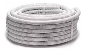 CAÑO PVC CORRUGADO BLANCO   5/8" X MT  ELVIPLAST SUPER K32 PLASTICO