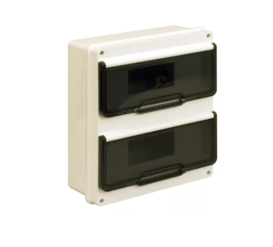 CAJA SOBREPONER P/TERMOMAG 24 MOD IP55 C/2 PUERTA FUME 285X 300X 110mm