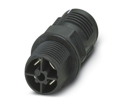 (CONSULTAR) PASAMUROS NEGRO 3+PE POLOS 1-2.5MM2 690V 20A SIN TUERCA C/4 CONTACTOS ENCHUF PLANOS