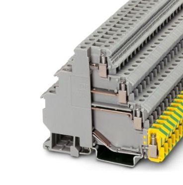 (CONSULTAR) BORNE P/DETECT/ACTUADORES 0.2-4MM2 ANCH 6.2MM GRIS CONEX TORNILLO