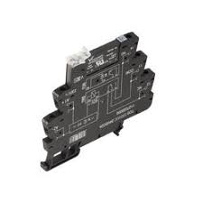 (CONSULTAR) Optoacoplador de interface para montaje en riel DIN. Incluye zócalo y módulo de estado sólido. Ancho: 6,4 mm. Conexión a tornillos. Excitación: 24..230 Volts AC/DC. Corriente de salida: Hasta 1 Amper para 230 Volts AC. Módulo de repuesto: 4061210000.