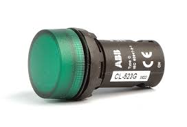 (OUTLET) PILOTO VERDE LED OJO DE BUEY 220VCA 50000HS   CL-523G (Linea discont)