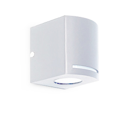 APLIQUE UNIDIRECC CUADRADO HIERRO PAR16 1X 50W BLANCO