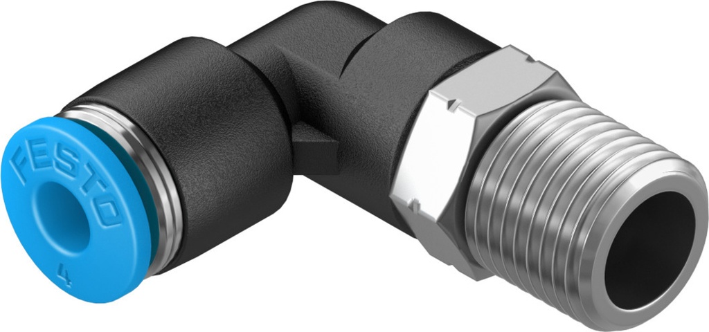 RACOR RAPIDO FORMA L / ROSCA R1/8 - RACOR 4MM