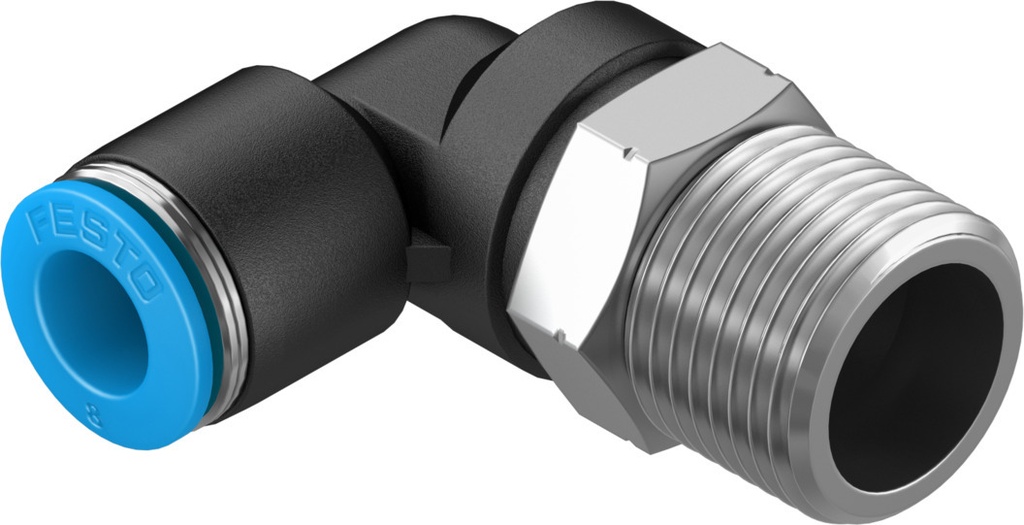 RACOR RAPIDO FORMA L / ROSCA R3/8 - RACOR 8MM