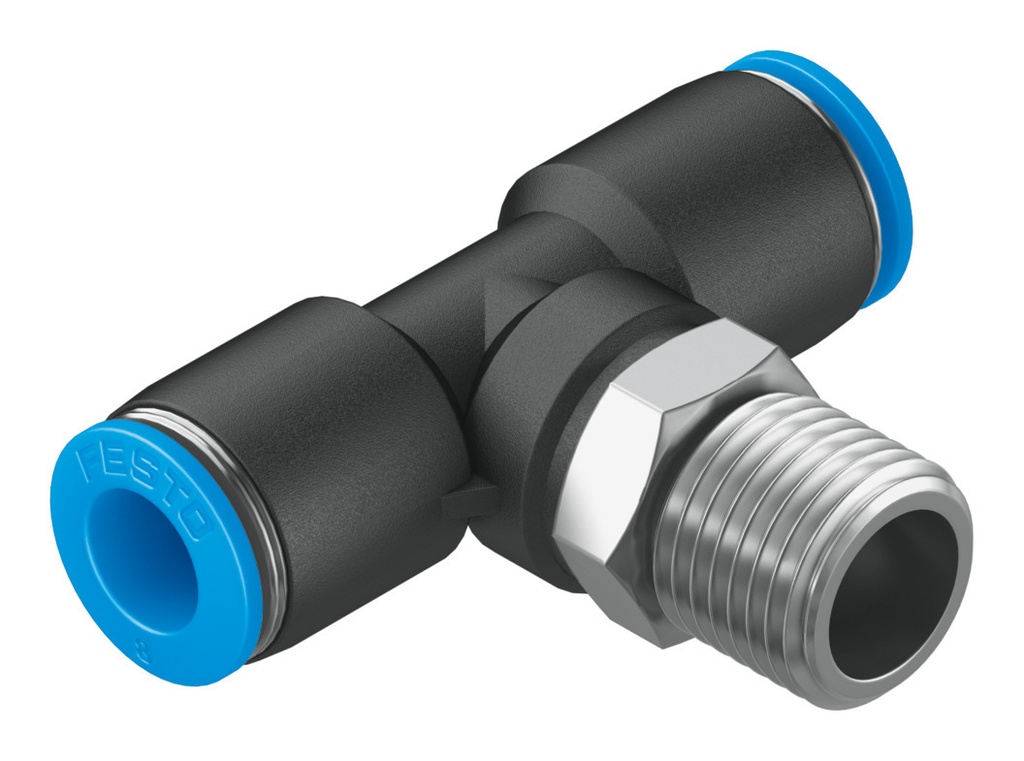 RACOR RAPIDO FORMA T / ROSCA R1/4 - RACOR 8MM