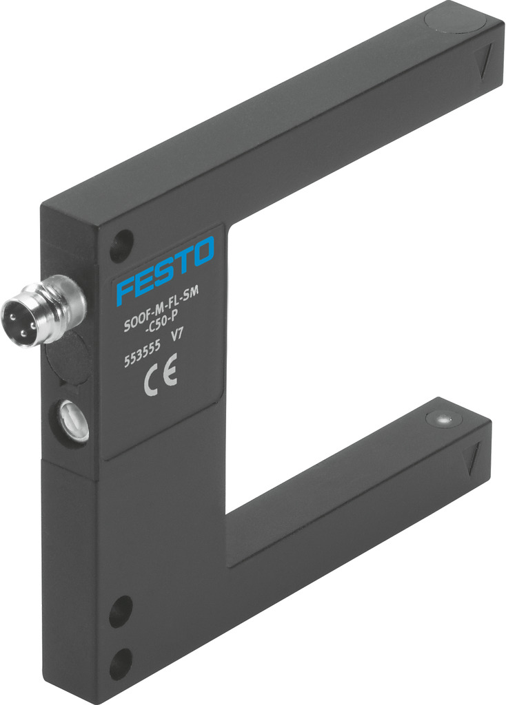 SENSOR BARRERA FOTOELECTRICA TIPO HORQUILLA  SOOF-M-FL-SM-C50-P