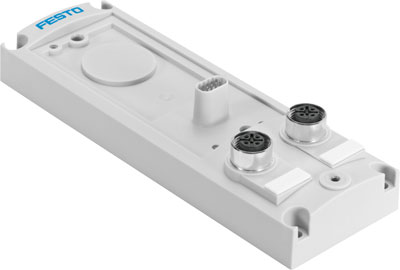 PLACA BASE ELECTRICA CAPC-F1-E-M12 / 2X M12 5 CONTAC
