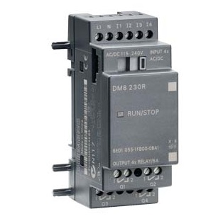 LOGO! 8 MODULO E/S DIGITALES DM8 230R (4DI EN 220VAC, 4DO RELE) SOLO PARA LOGO! 8   6ED1055-1FB00-0BA2