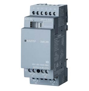 LOGO! 8 MODULO E/S DIGITALES DM8 24R (4DI EN 24VDC, 4DO RELE) SOLO PARA LOGO! 8   6ED1055-1HB00-0BA2