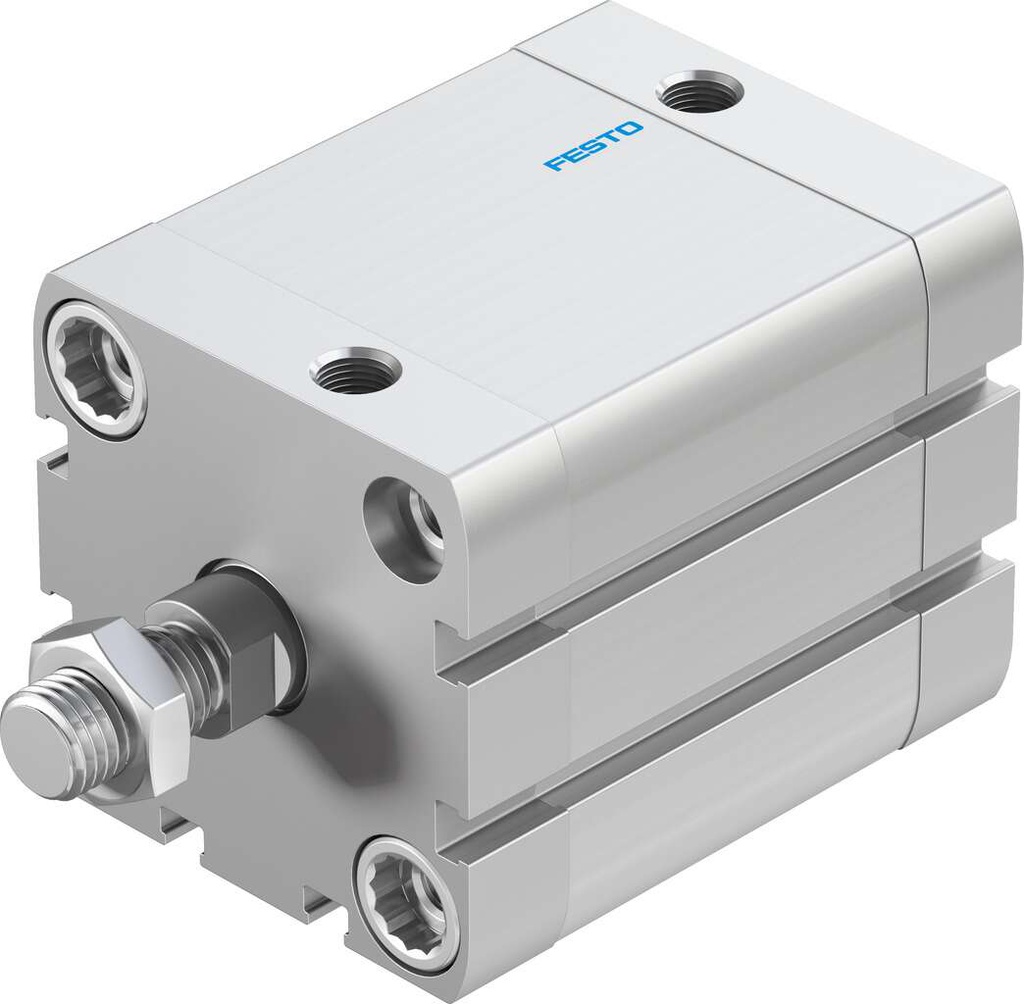 CILINDRO / ISO 21287 / DOBLE EFEC. / EMB. 50MM / CARRERA 40MM / AMORT. TOPES ELAST. / P/ DETEC. POSI. / CONEX. NEU. G1/8 / VAST. M12X1,25