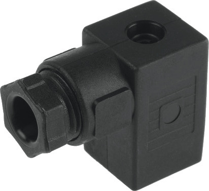 CONECTOR ACODADO TIPO ZOCALO / P/VALVULAS Y BOBINAS JMEH/MEH/MOEH/VAD-ME