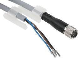 (DISCONT.) CABLE / CONEX. IZQ. ZOCALO RECTO M8 - 3 CONTAC. - CONEX. DER. EXT. ABIERTO 3 HILOS / LONG. 10M