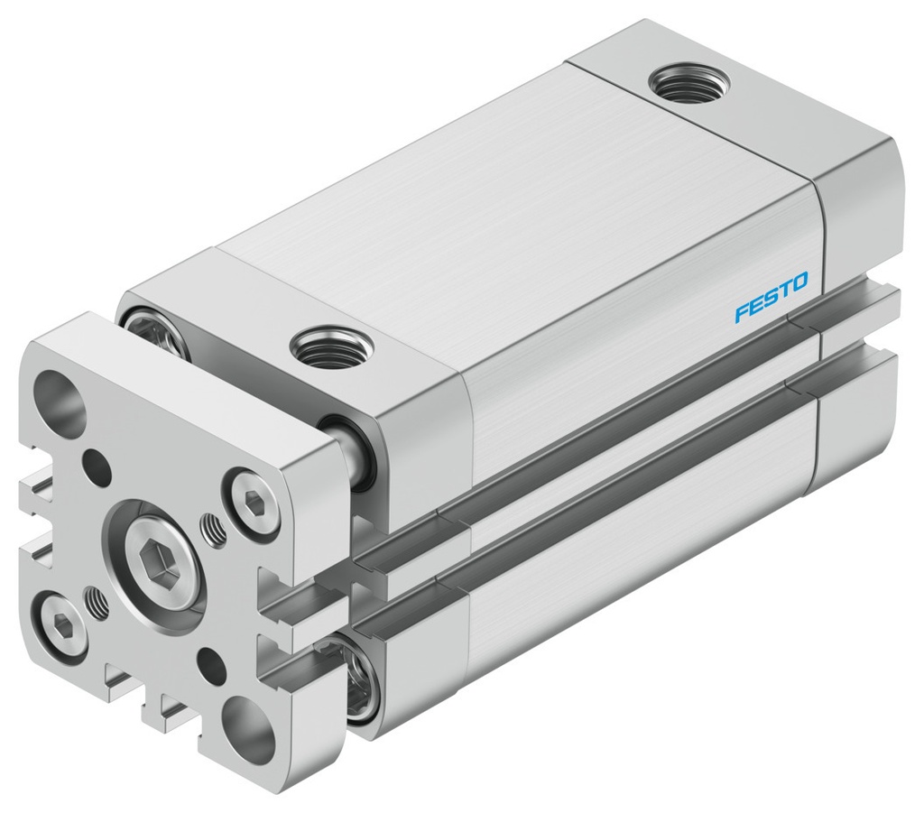 CILINDRO / ISO 21287 / DOBLE EFEC. / EMB. 32MM / CARRERA 50MM / AMORT. ANILLOS ELAST. / CONEX. NEU. G1/8 / P/ DETEC. POSI.