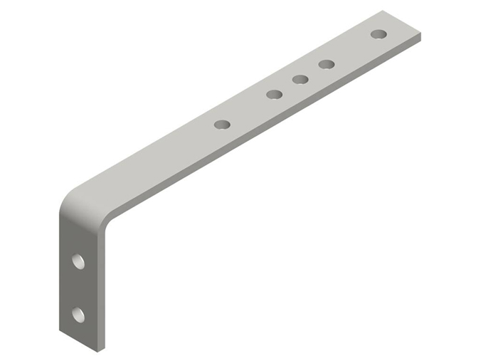 SOPORTE TIPO L PARA MONTAJE DE AGARRADERAS