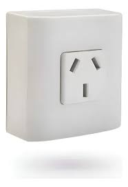 CAJA MONT SUPERFICIAL  EXT  1 TOMA 10A 250V BLANCO 68X63MM IRAM 2071