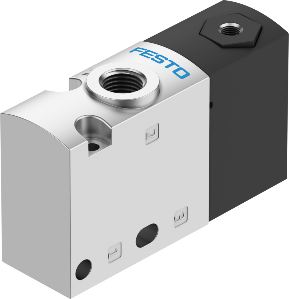 VALVULA / 3/2 NC - ACCION NEUMATICA / MUELLE MEC. / ROSCA G1/4 / CONEX. AIRE PILOTO M5