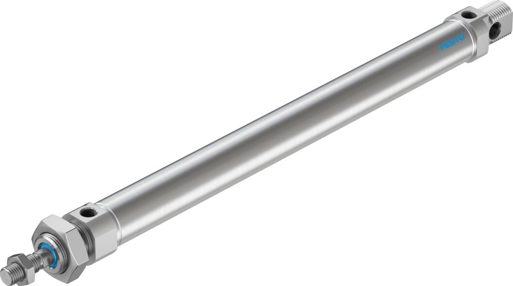 CILINDRO / ISO 6432 / DOBLE EFEC. / EMB. 25MM / CARRERA 250MM / AMORT. NEU. REGU. / P/ DETEC. POSI. / VAST. M10X,25 / CONEX. NEU. G1/8