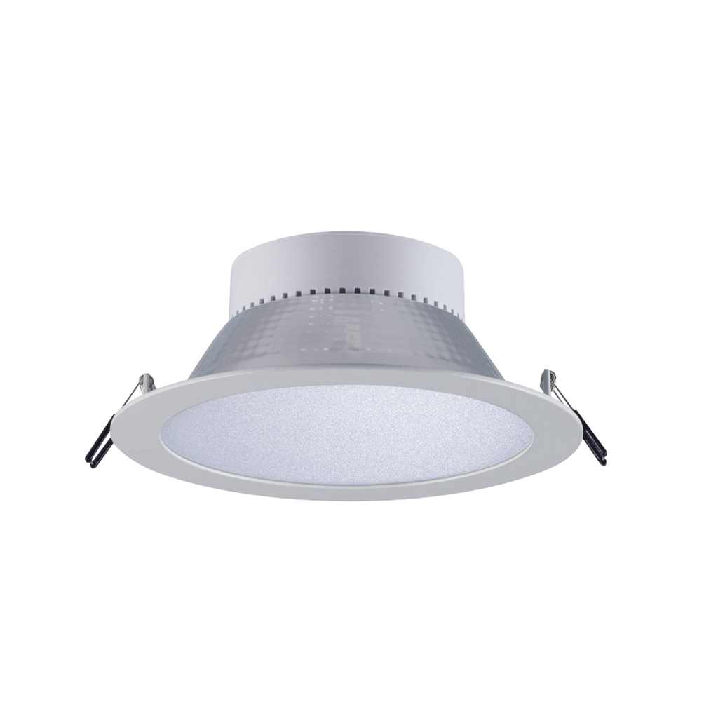 ARTEF EMPOTRABLE FIJO 20W DIAM 230MM CON LED 4000K LUZ FRIA COLOR BLANCO   LINEA GALA