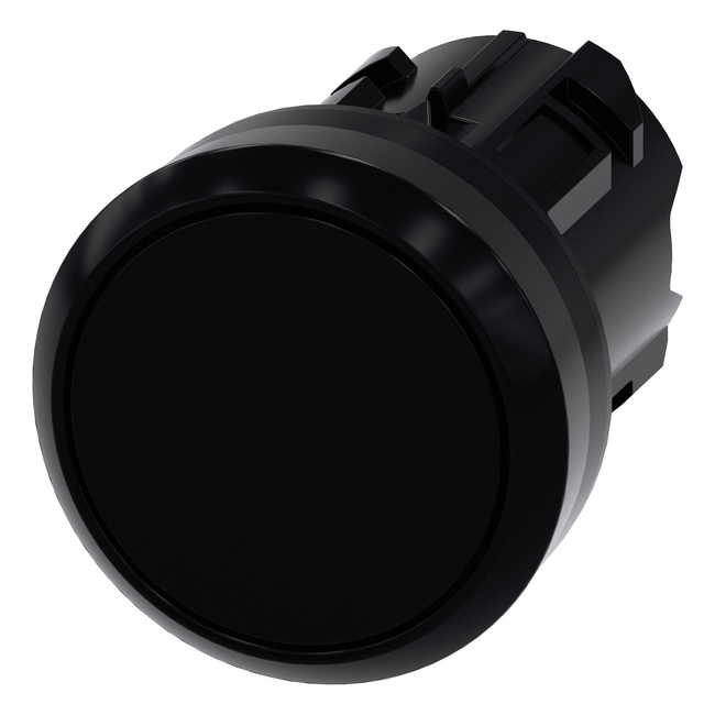 PULSADOR ACT RAS NEGRO   3SU1000-0AB10-0AA0