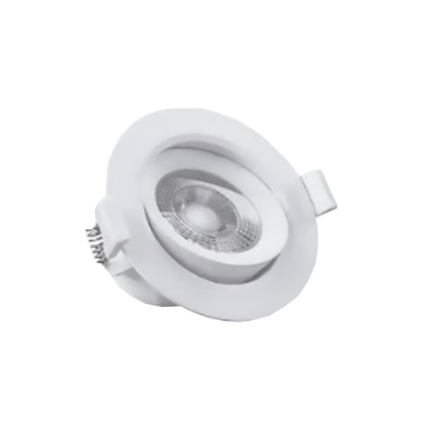 (DISCONT) SPOT EMBUTIDO LED 7W 4000K 25000HS BLANCO LUZ FRIA APERTURA 38º (P/REEMPLAZAR LAMPARA DICROICA)