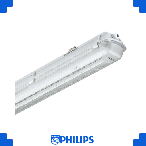 (H.A.S.) ARTEF ESTANCO TIPO FLUORESCENTE TCW063 36W PARA 2 TUBOS LED (VACIO NO INCLUYE TUBOS - SIMIL MAREA LED 220 / 236) 2XTL-D36W ABS-PC IK06 (EX TCW062 - 919901868143 / 919053005016)
